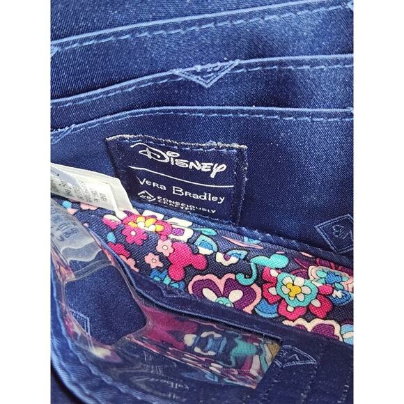 Disney Vera Bradley Wristlet wallet sensational six paisley Mickey & Friend goof - Picture 7 of 16
